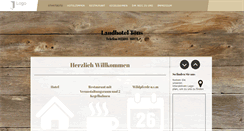 Desktop Screenshot of landhotel-toens.de